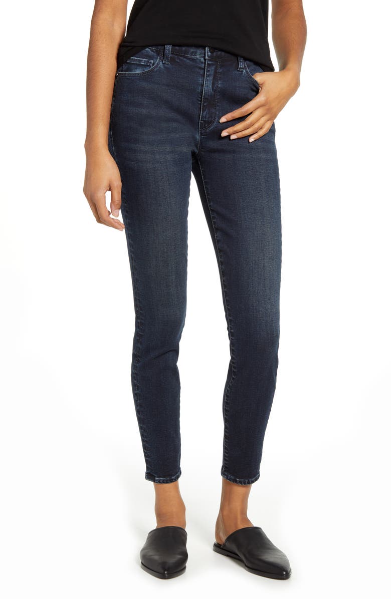 Wash Lab Denim High Waist Ankle Skinny Jeans, Main, color, 