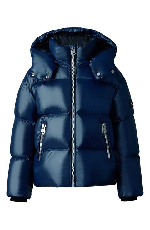Kids' Jesse Water Repellent 800 Fill Power Down Puffer Coat (Big Kid)