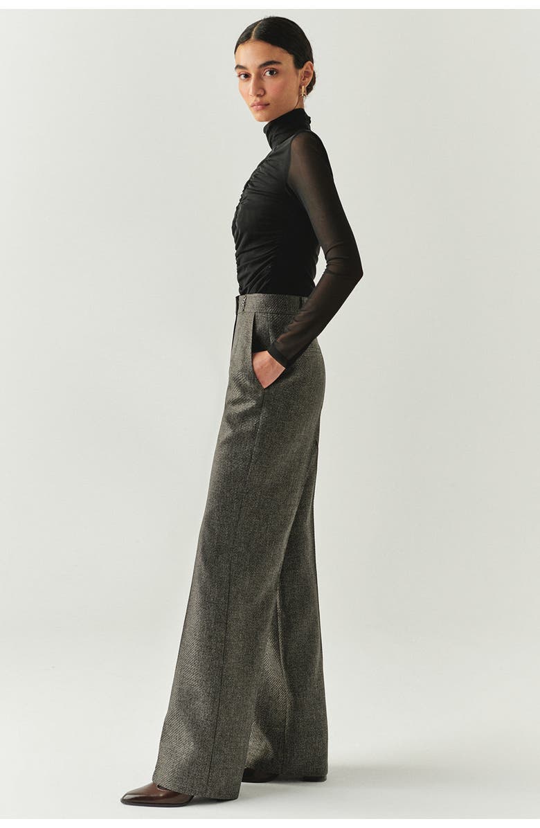 Exquise Wide Leg Pocketed Pants, Alternate, color, Grey