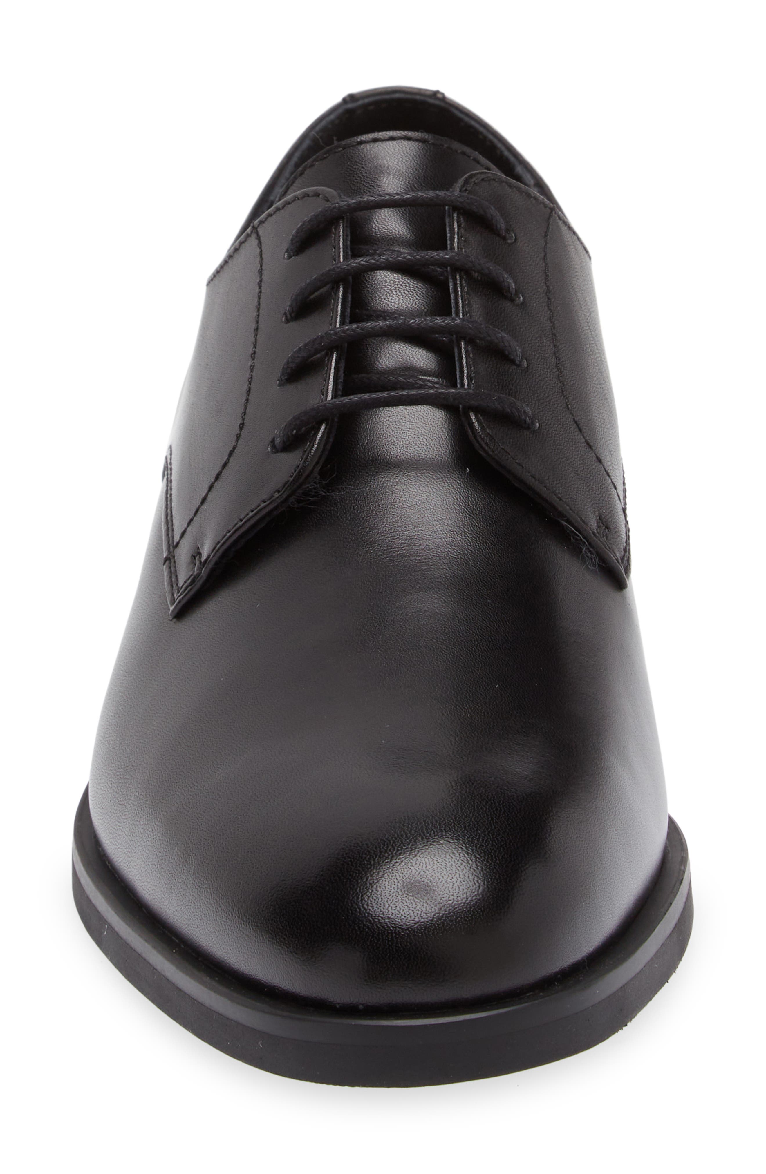 Nordstrom Emmett Plain Toe Derby, Alternate, color, Black