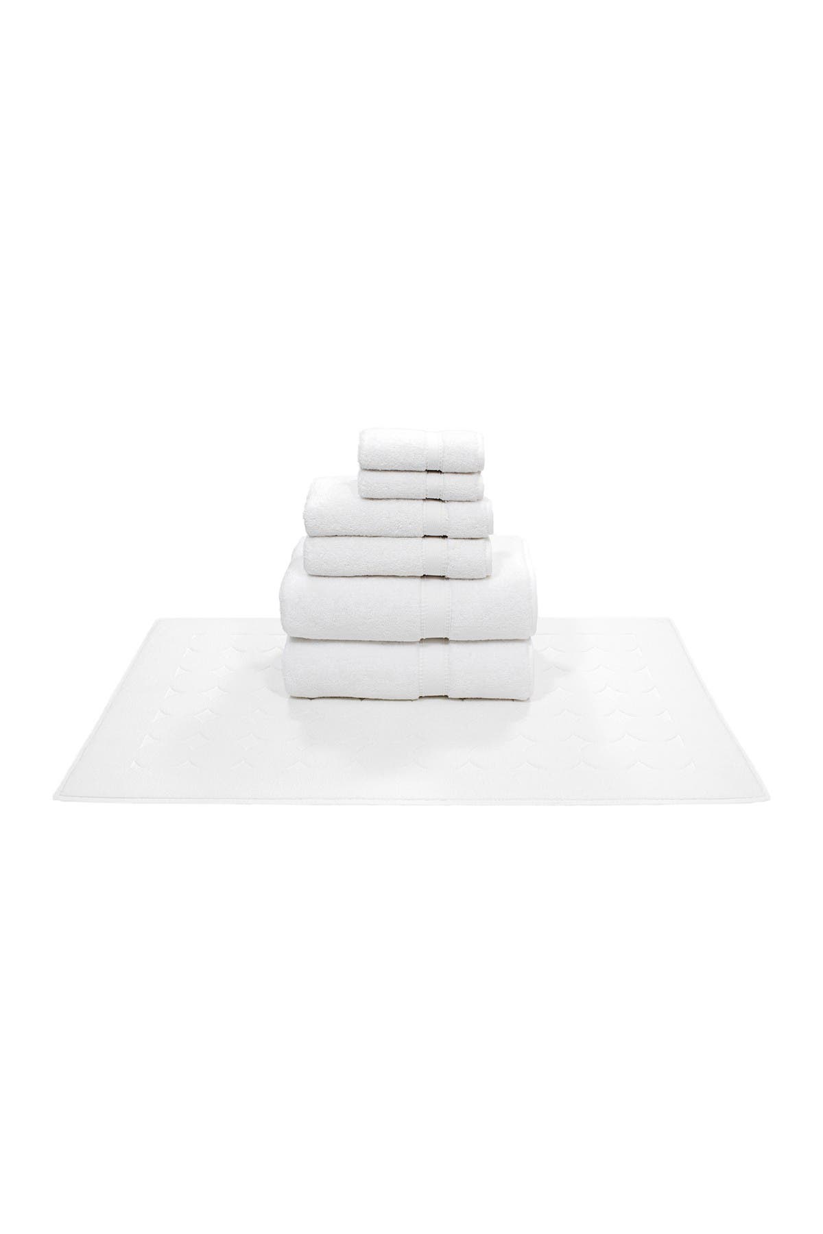 Linum Home Textiles Sinemis Terry 7-Piece Towel Set - White