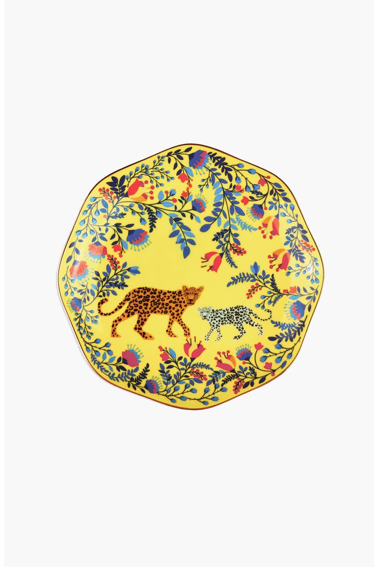 Amazon Rainforest Bone China Bread Butter Plate In Yellow, Main, color, Yellow