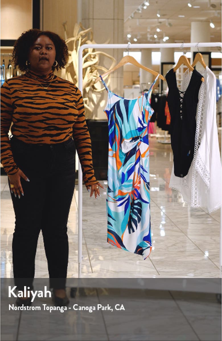 Coastal Palms Cover-Up Dress, sales video thumbnail