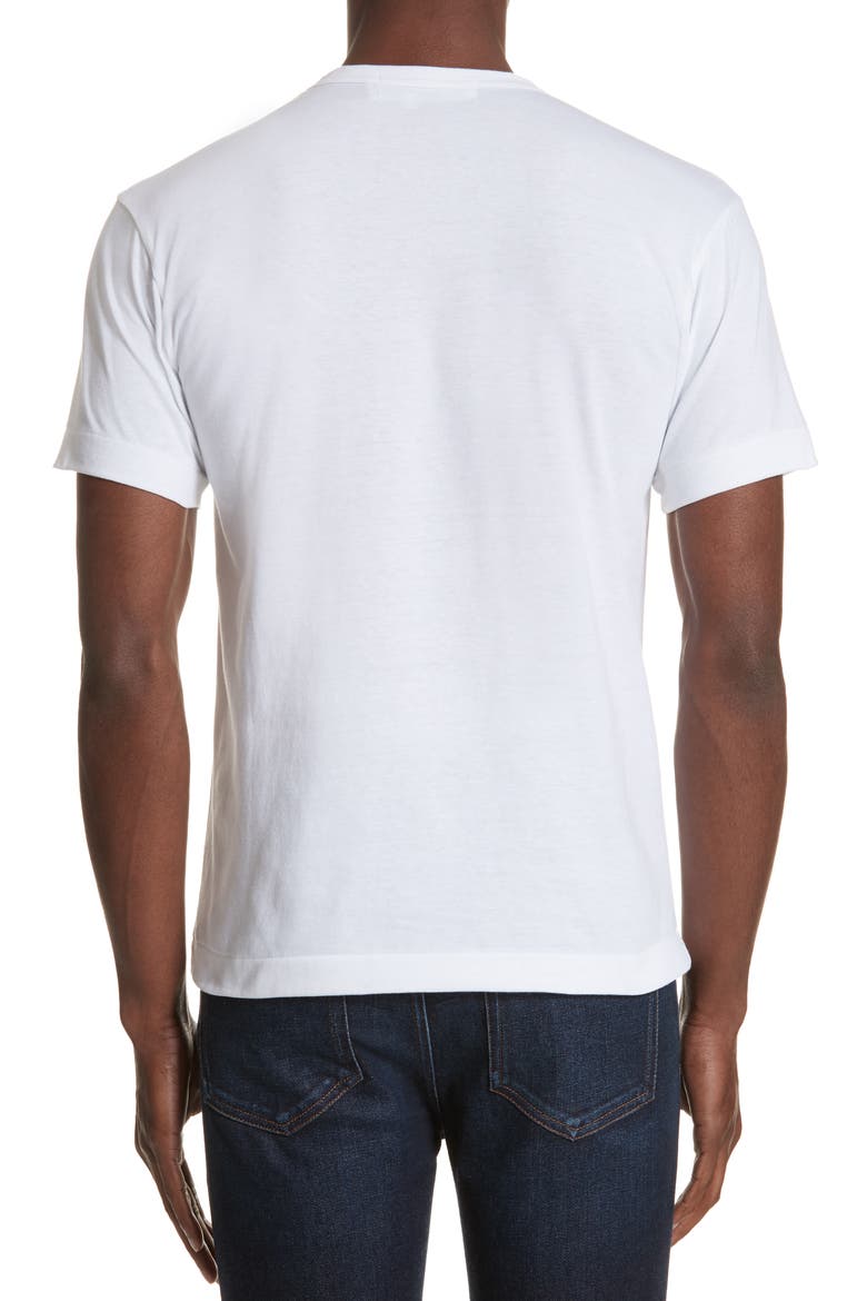 Camo Big Heart Graphic Tee, Alternate, color, WHITE 1