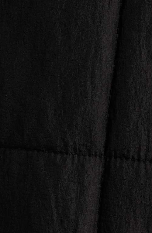 Thread & Supply Box Quilted Zip Jacket In Black