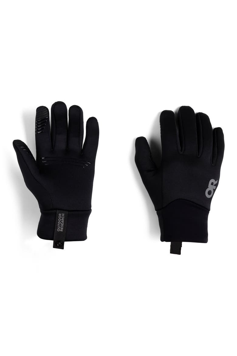 Vigor Midweight Sensor Gloves, Main, color, BLACK