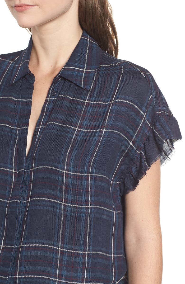 PAIGE Jaylin Plaid Shirt, Alternate, color, 