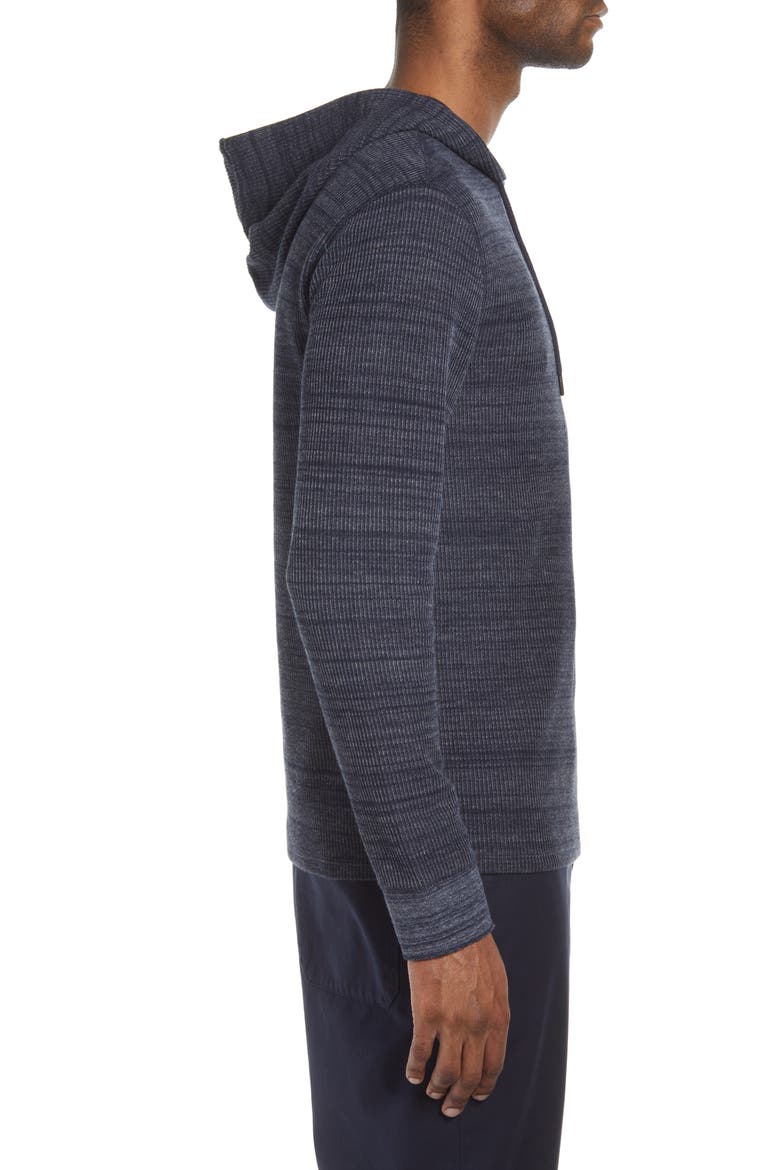 Thermal Stretch Cotton Blend Hoodie, Alternate, color, H COASTAL/ COASTAL