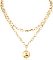 JARDIN Disc Pendant Layered Necklace (Nordstrom Exclusive)