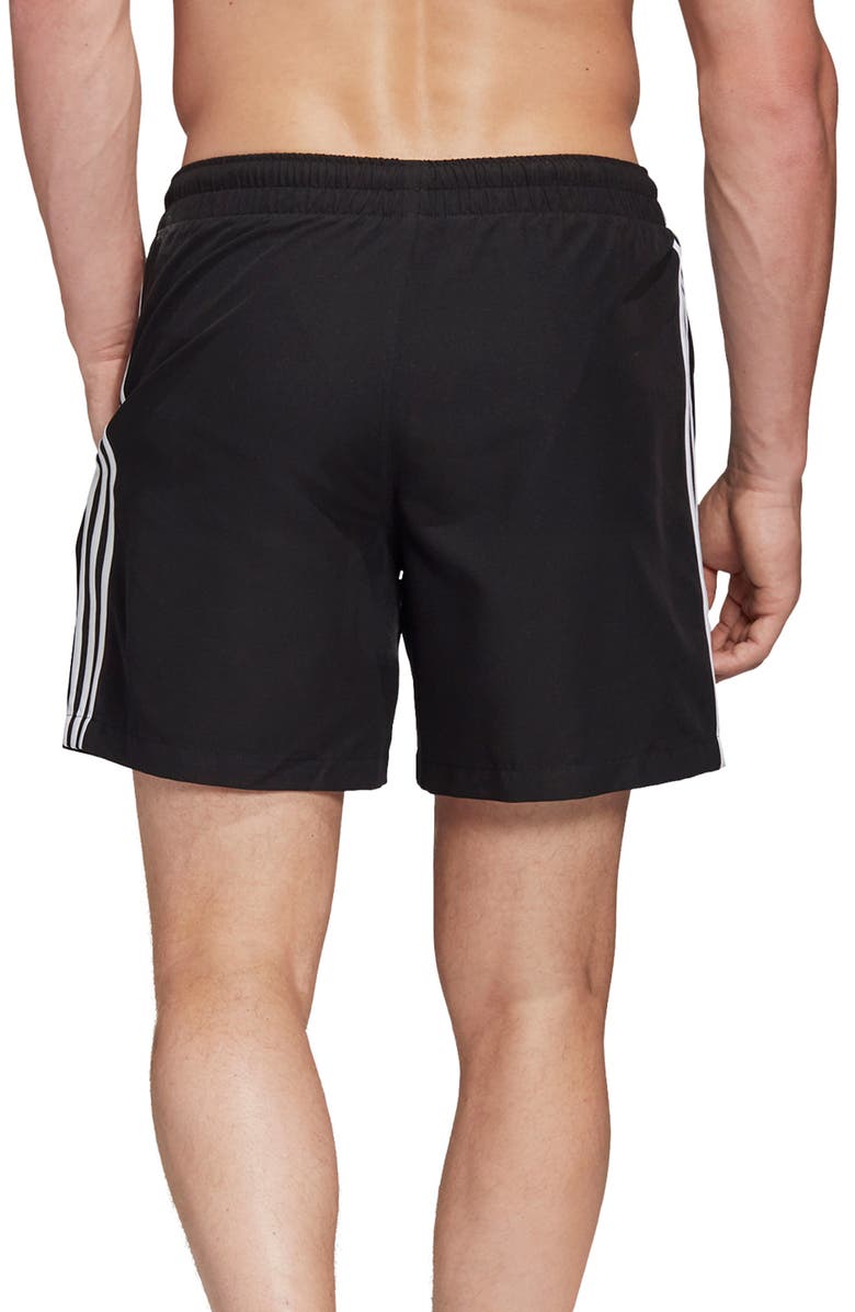 adidas Originals 3-Stripes Swim Trunks, Alternate, color,