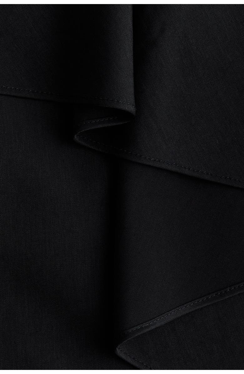 H&M Draped-panel Asymmetric Skirt, Alternate, color, 