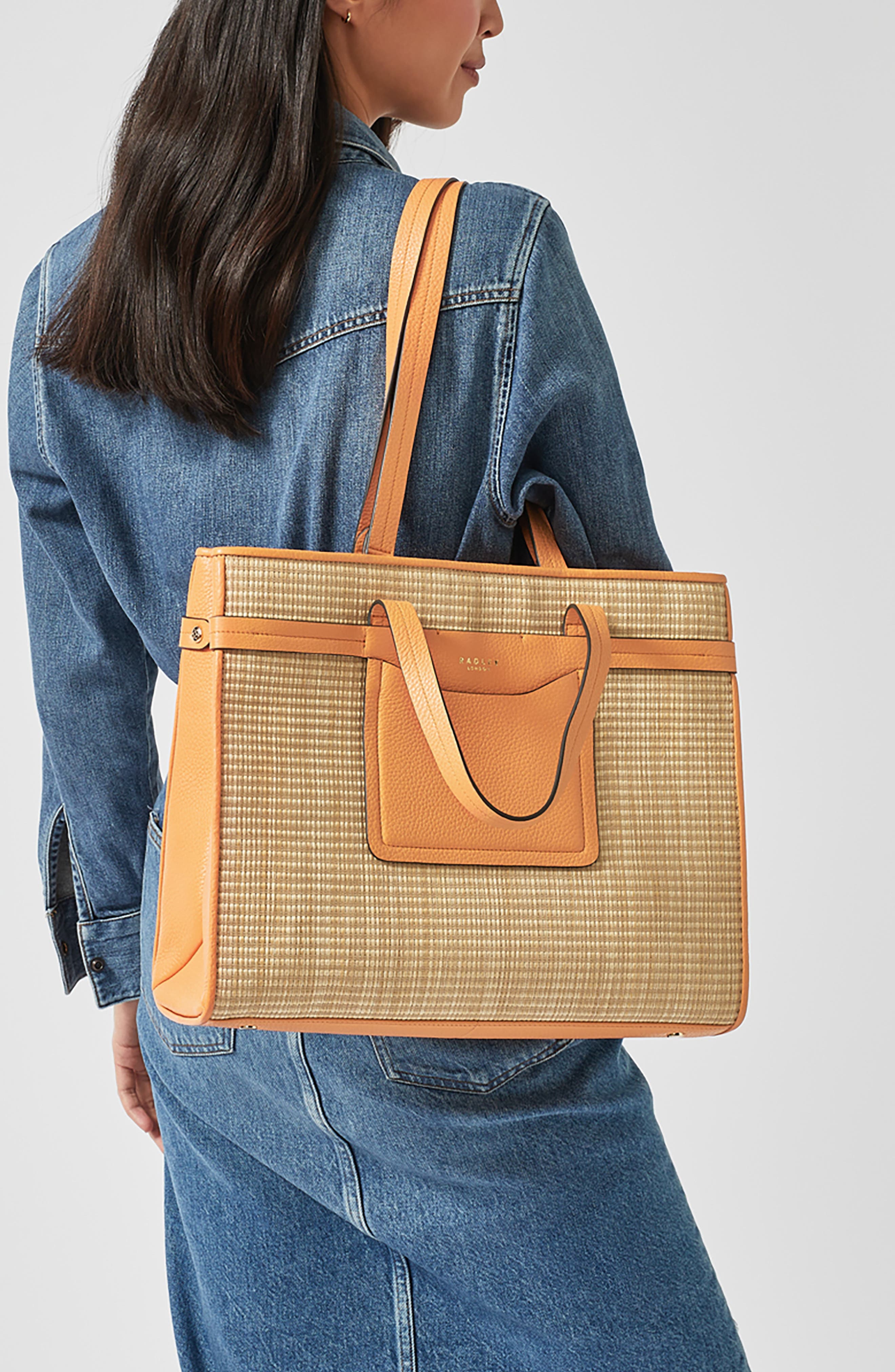 Radley Florence Road Large Shoulder Bag, Alternate, color, Apricot