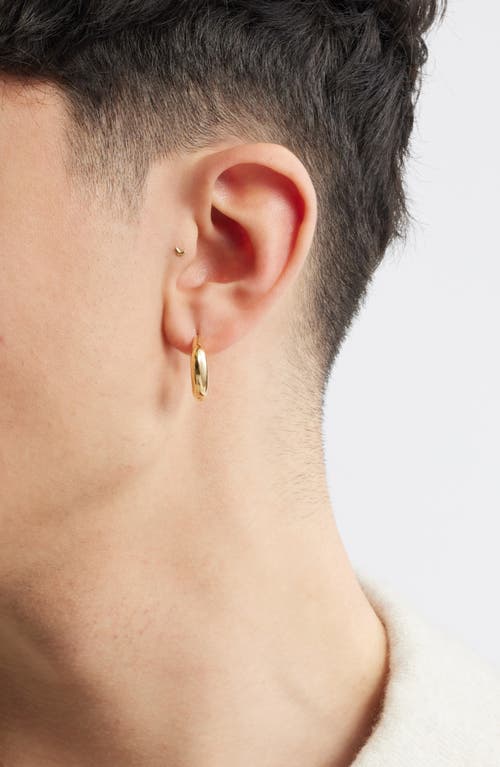 Nordstrom Demi Fine Rounded Angular Hoop Earrings In Gold