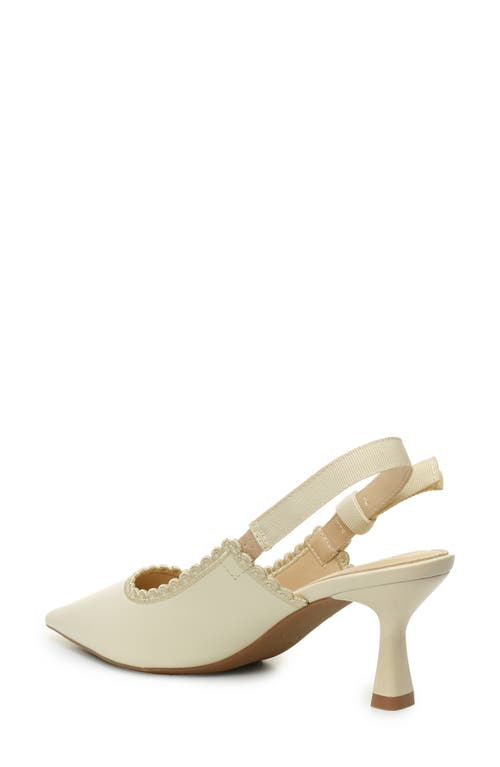 NICOLE MILLER NICOLE MILLER SCALLOPED SLINGBACK PUMP