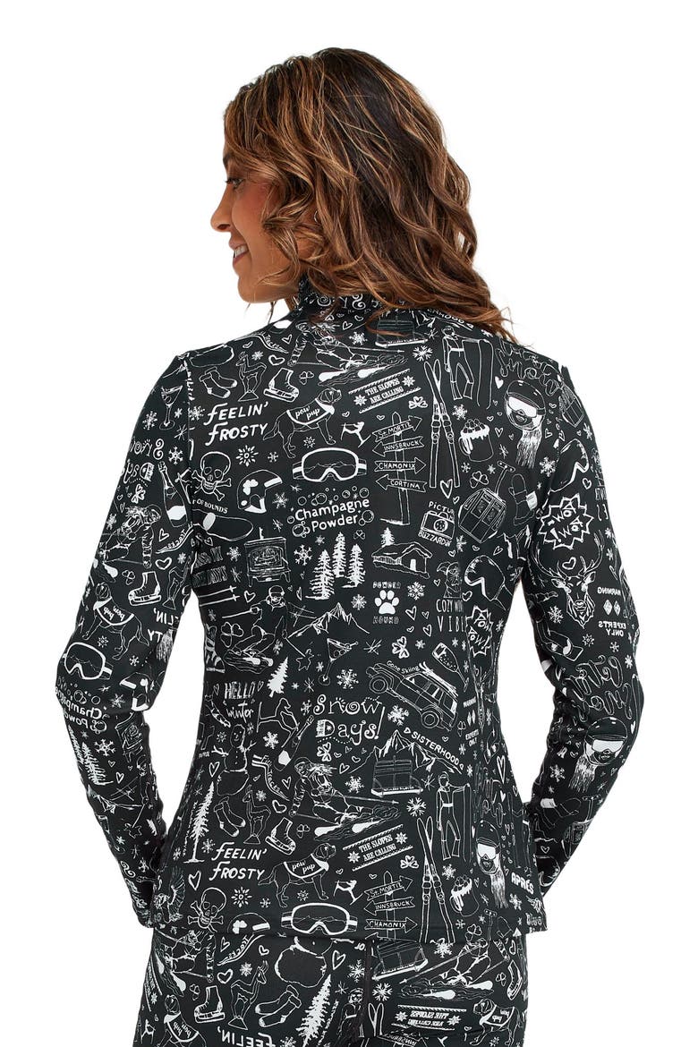 Graffiti Base Layer Top, Alternate, color, Black