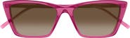 Saint Laurent 54mm Polarized Cat Eye Sunglasses