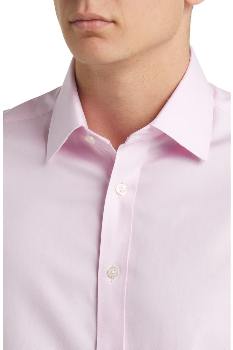 Non-Iron Twill Shirt, Alternate, color, PINK