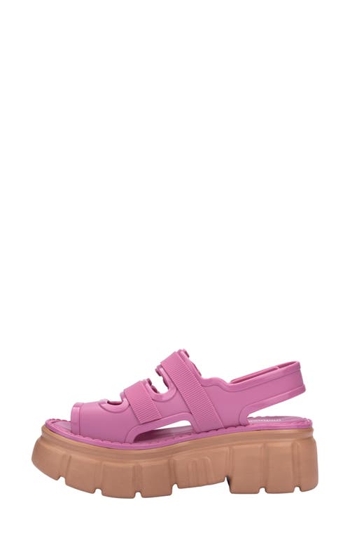 Melissa Rebel Platform Sandal In Pink