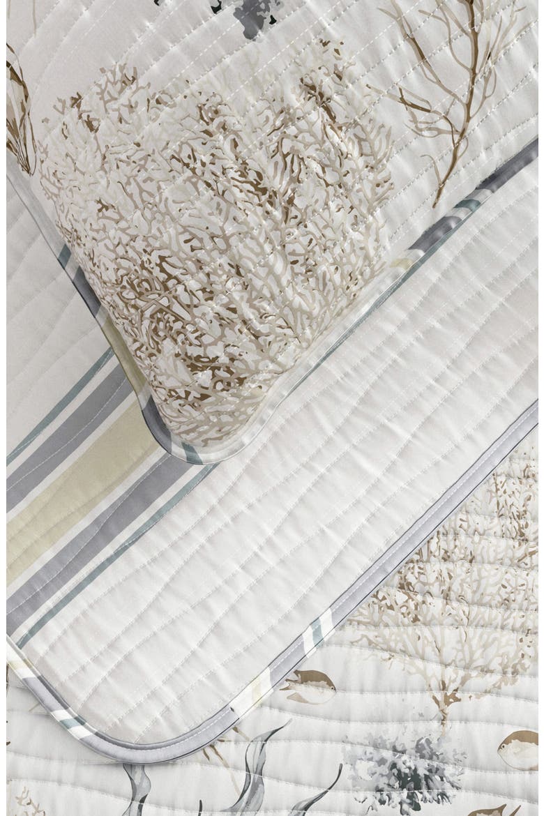 3-Piece Coastal Quilt Set, Alternate, color, SEA MAZE