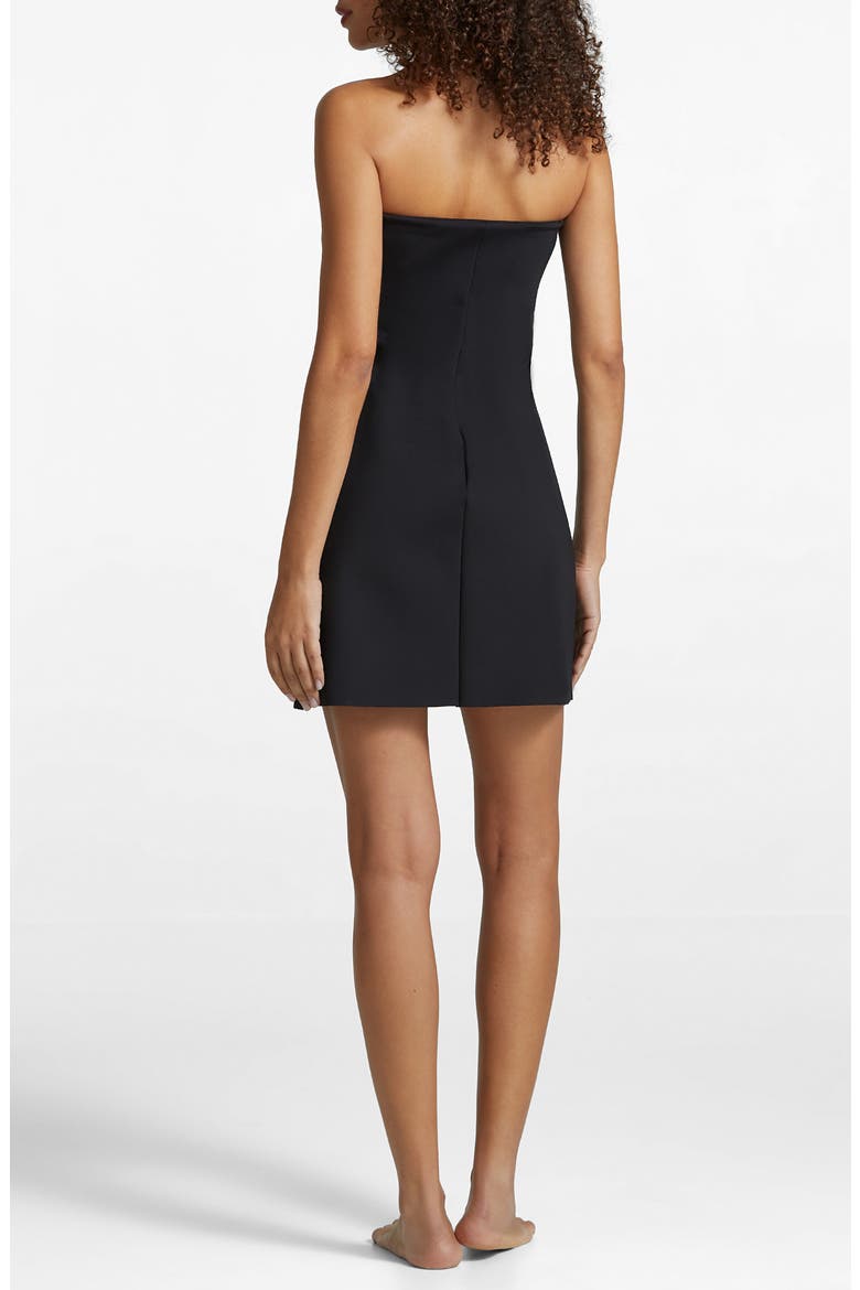 Neoprene Tube Minidress, Alternate, color, BLACK