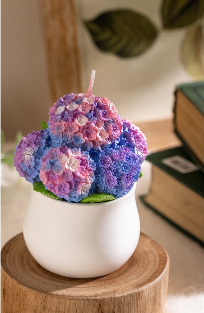 Southlake gifts Hydrangea Flower Candle, Alternate, color, Violet