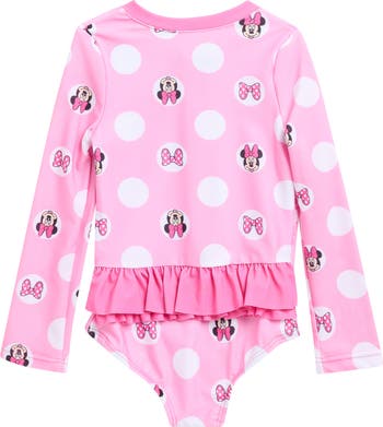 Kids' Minnie Mouse One-Piece Rashguard