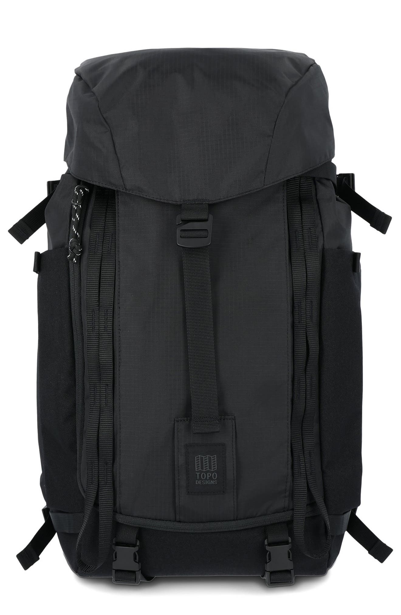 Topo Designs Mountain Water Repellent Recycled Nylon Backpack, Main, color, 