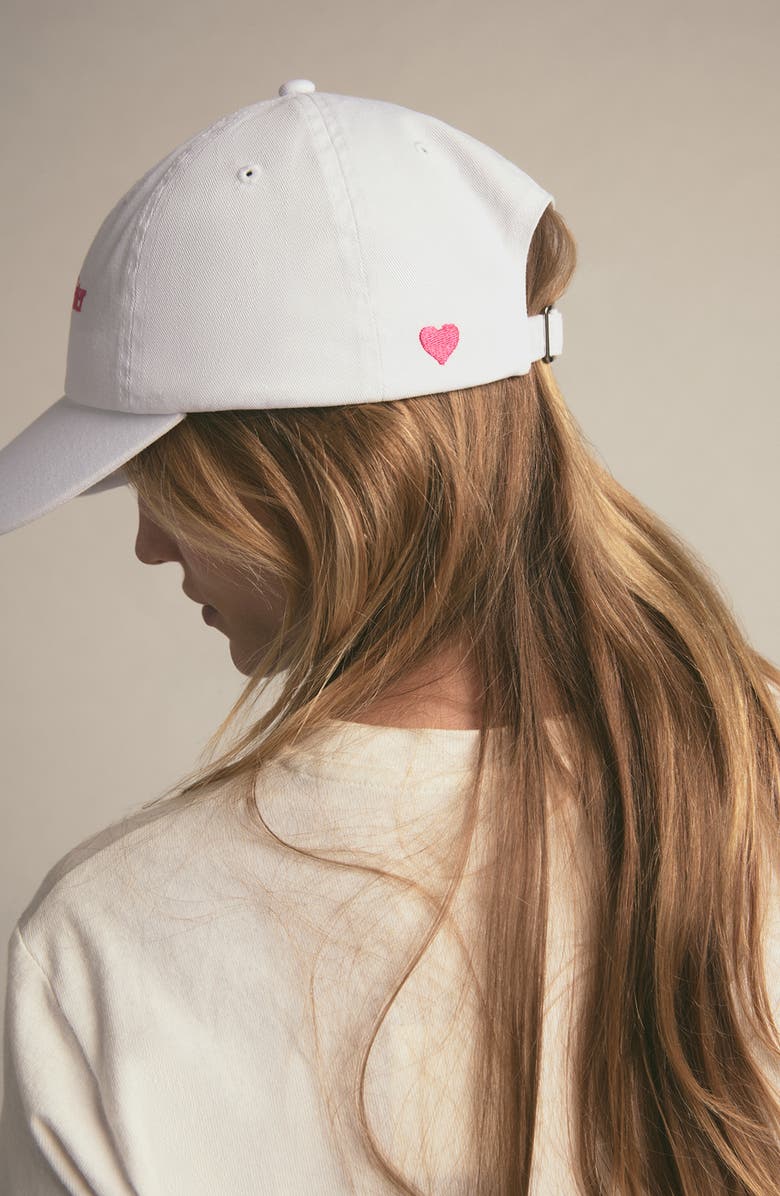 Favorite Daughter Classic Logo Heart Cotton Twill Baseball Cap, Alternate, color, 