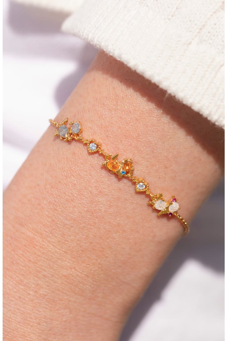 x Disney The Aristiocats Bracelet, Alternate, color, GOLD