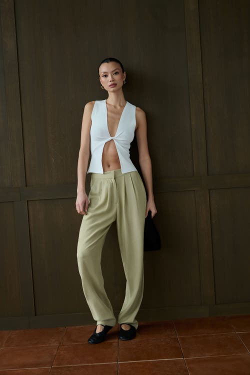 Weworewhat Linen Trouser