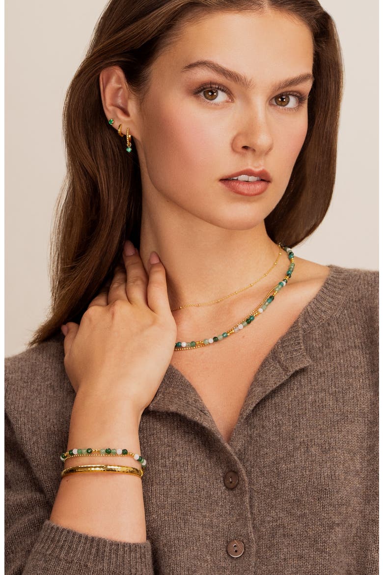 Evergreen Orissa Necklace, Alternate, color, Yellow Gold Vermeil