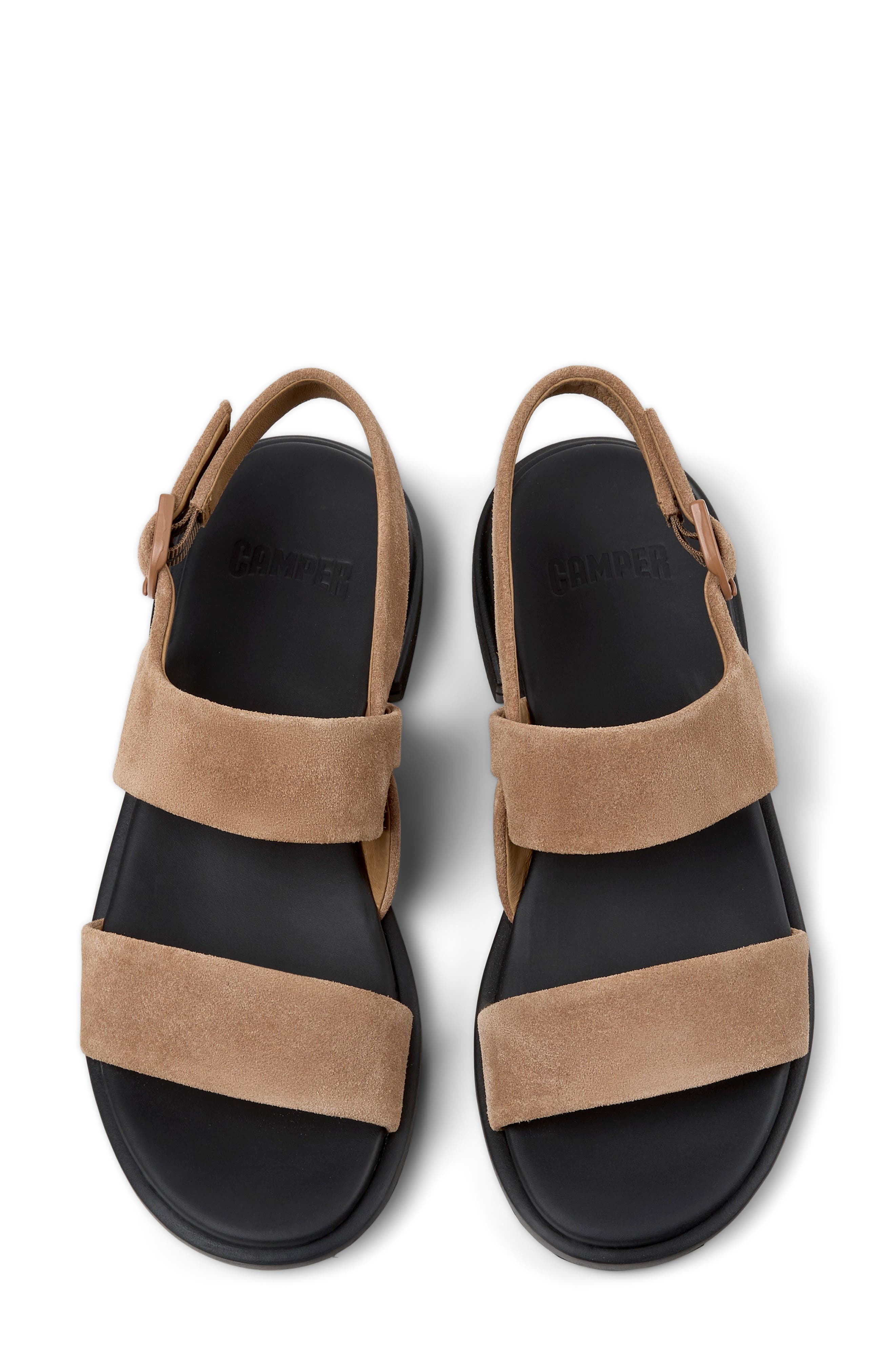 Camper Edy Slingback Sandal, Alternate, color, Medium Brown