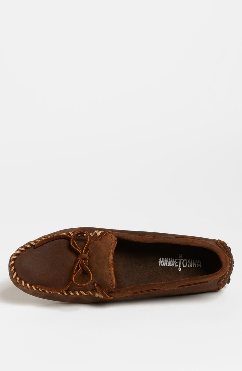 Minnetonka Suede Driving Shoe, Alternate, color,