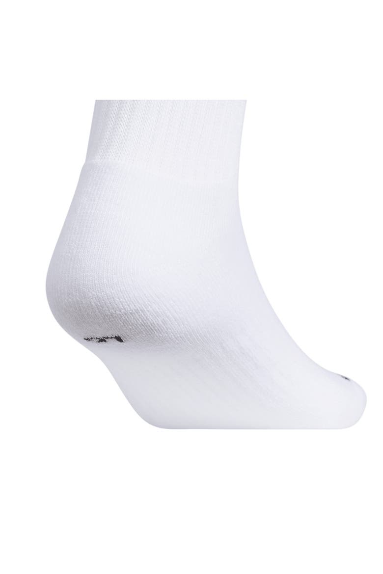 Assorted 3-Pack Trefoil Performance Crew Socks, Alternate, color, WHITE