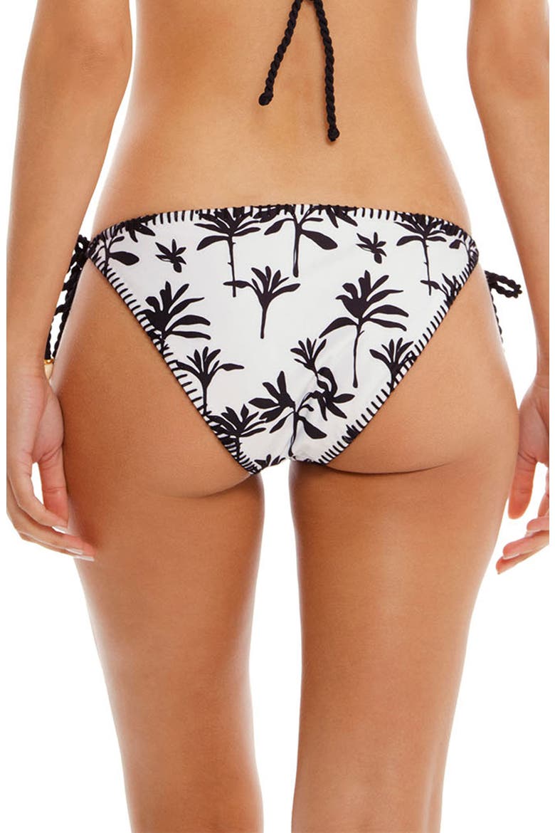 Embroidered Reversible Bikini Bottoms, Alternate, color, BLACK