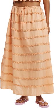 Cotton On Women's Jet Set Tiered Maxi Skirt