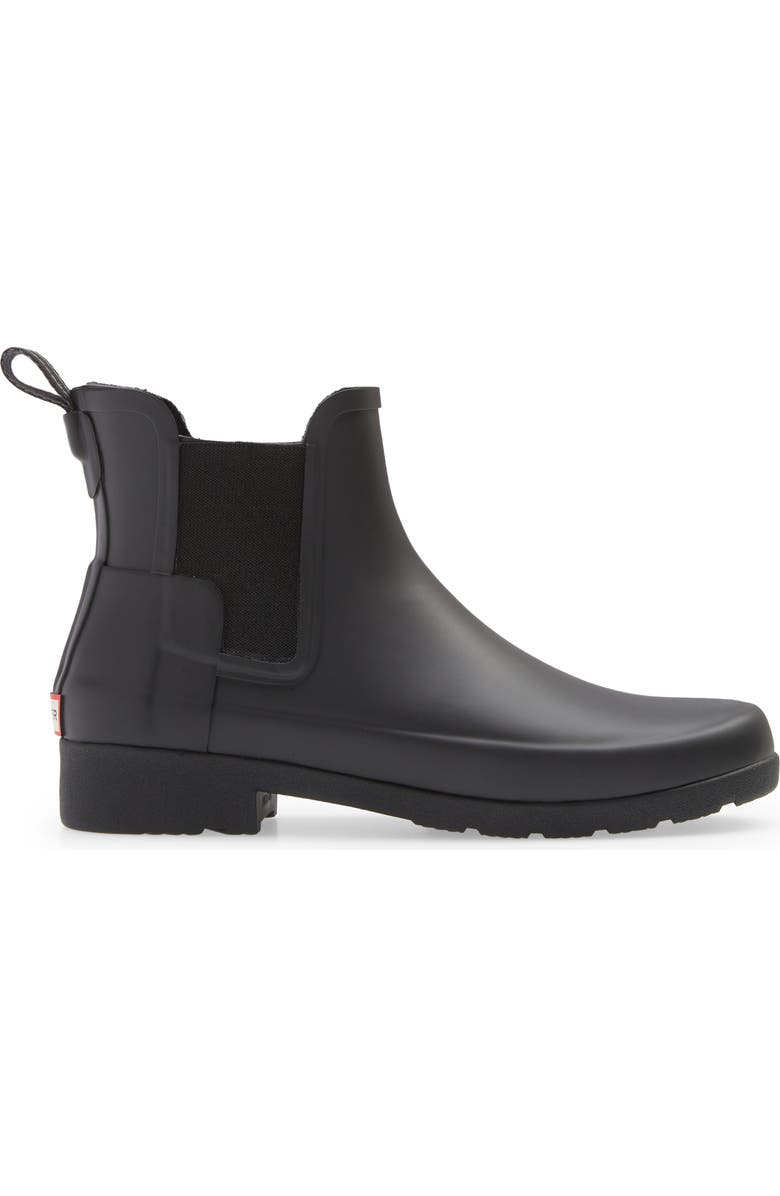 Hunter Refined Waterproof Chelsea Boot, Alternate, color,