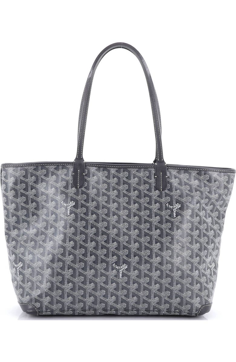 Pre-Owned Goyard Artois Tote Coated Canvas PM, Main, color, Gray