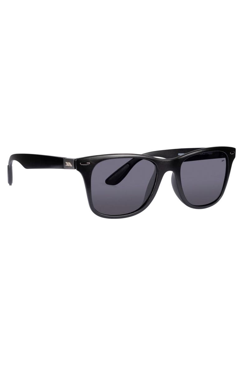 Gender Inclusive Matter Logo Etched Sunglasses, Alternate, color, Matt Black