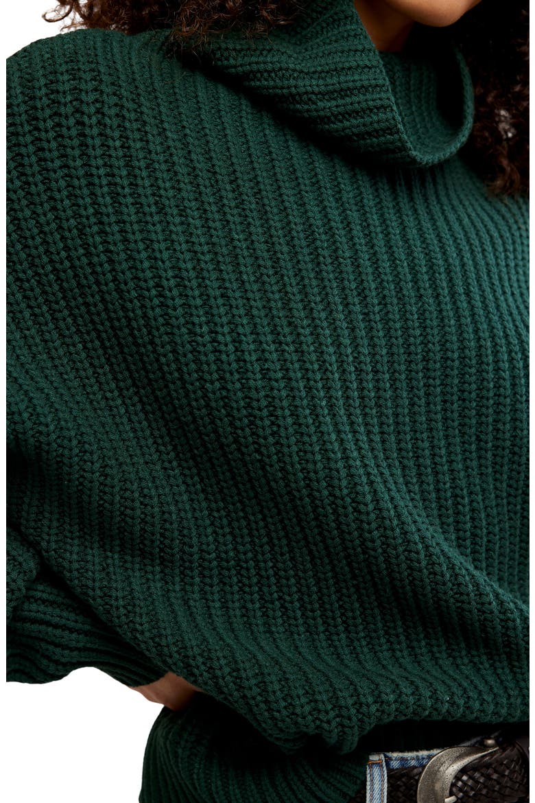 Swim Too Deep Turtleneck Sweater, Alternate, color, DEEPEST SPRUCE