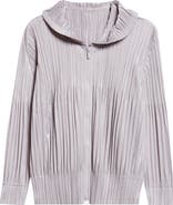 Issey Miyake Zip-Up Plissé Hoodie Homme Plisse Issey Miyake Issey Miyake Pleated Zip Hoodie in