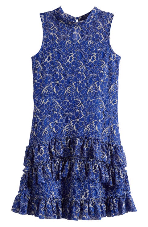 Kids' Lace Ruffle Dress (Big Kid)