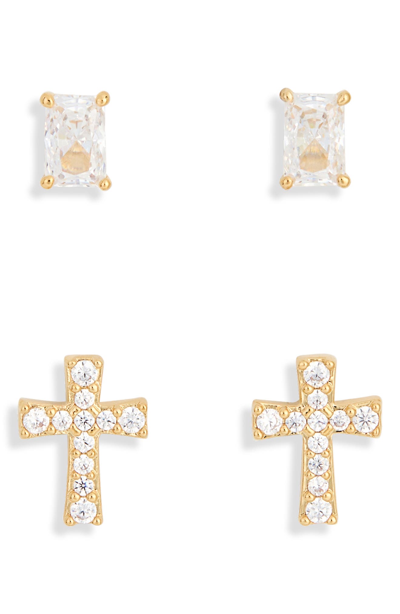 2-Pack Stud Earrings Set