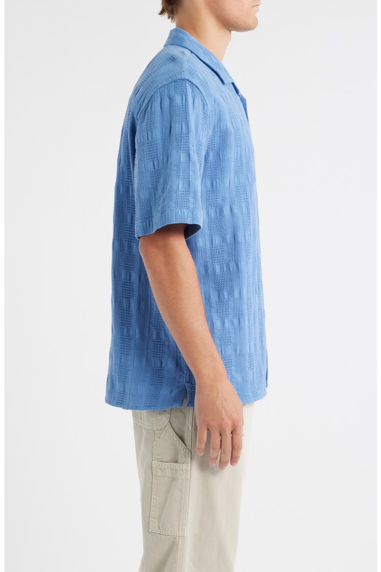 Didcot Seersucker Camp Shirt, Alternate, color, MID BLUE