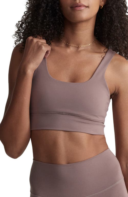 Varley Freesoft Cori Sports Bra In Deep Taupe