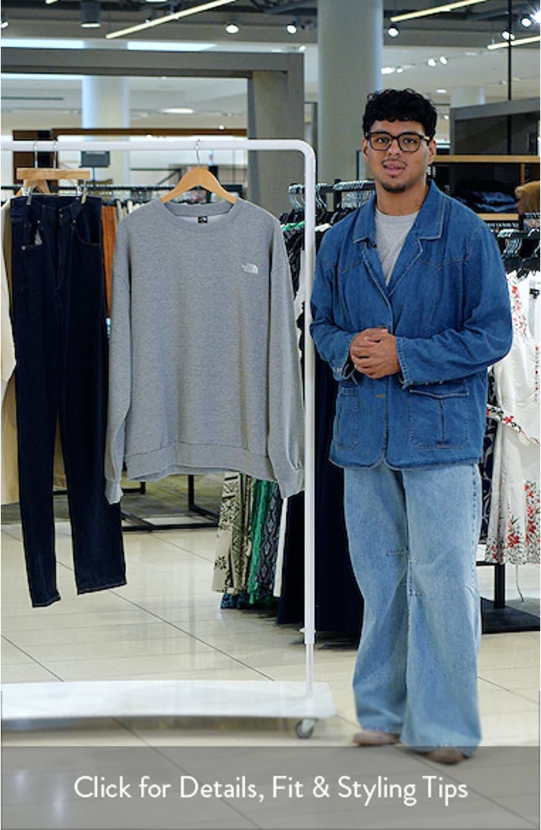 Evolution Simple Dome Oversize Crewneck Sweatshirt, sales video thumbnail