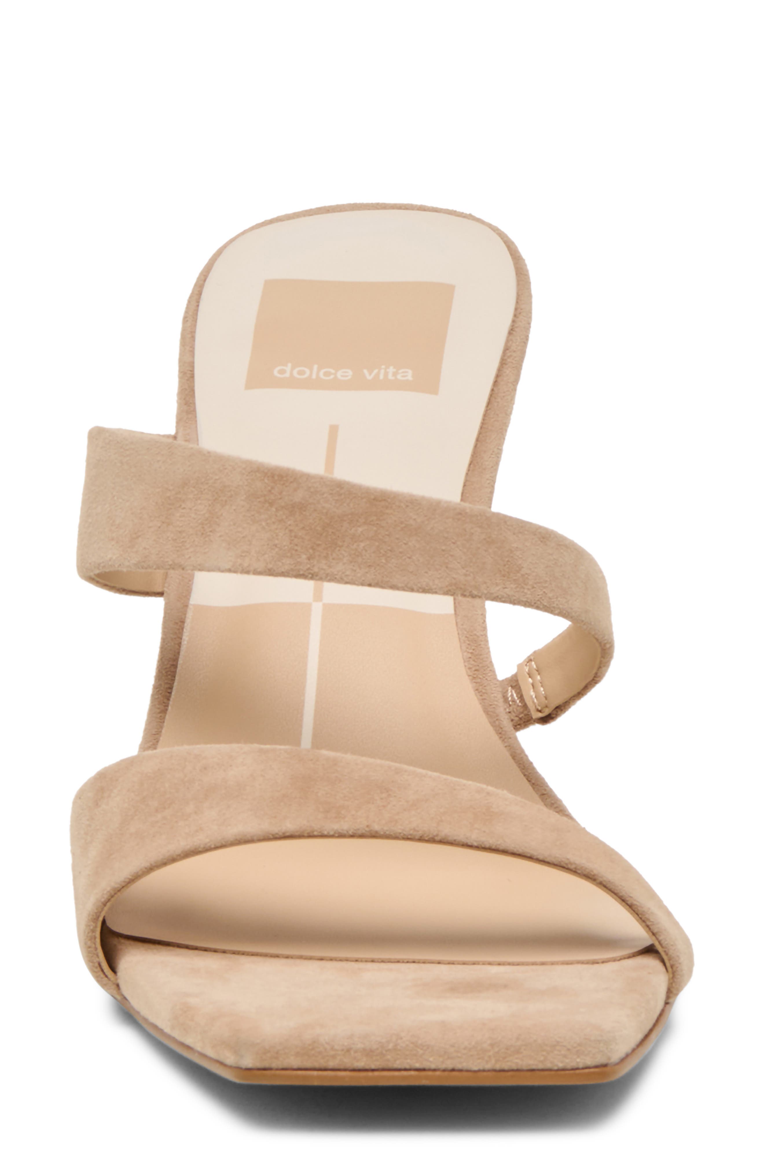 Icelyn Slide Sandal, Alternate, color, CAMEL SUEDE