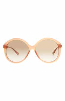 Chloé 58mm Oversized Core Sunglasses