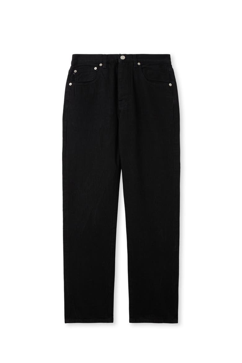 965 John Japan Selvedge 12.4oz 5-Pocket Regular Fit, Main, color, BLACK