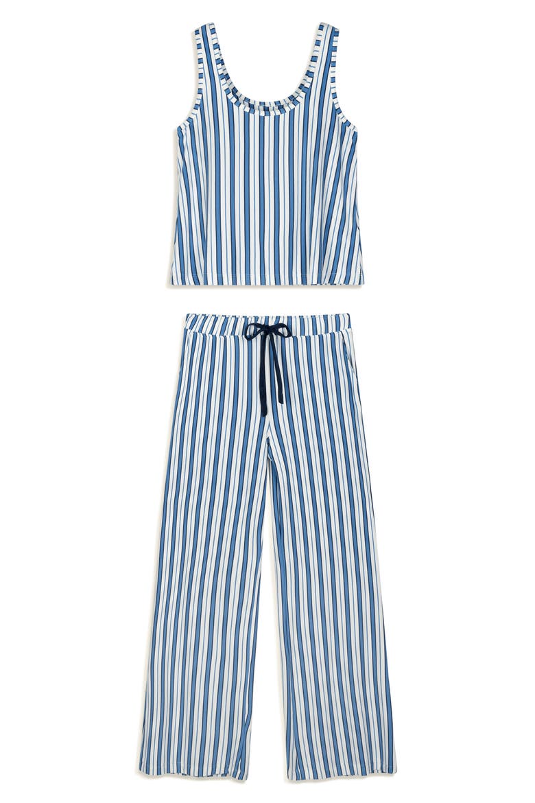 Soiree Dreams Pajamas, Alternate, color, COAST